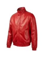 Timothee Chalamet Marty Supreme Leather Jacket Red