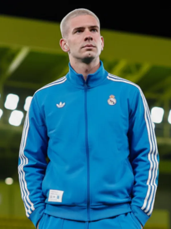 Adidas Real Madrid CF Icon Training Blue Jacket 2026