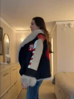 Kristin Juszczyk Furr Jacket Black 2026