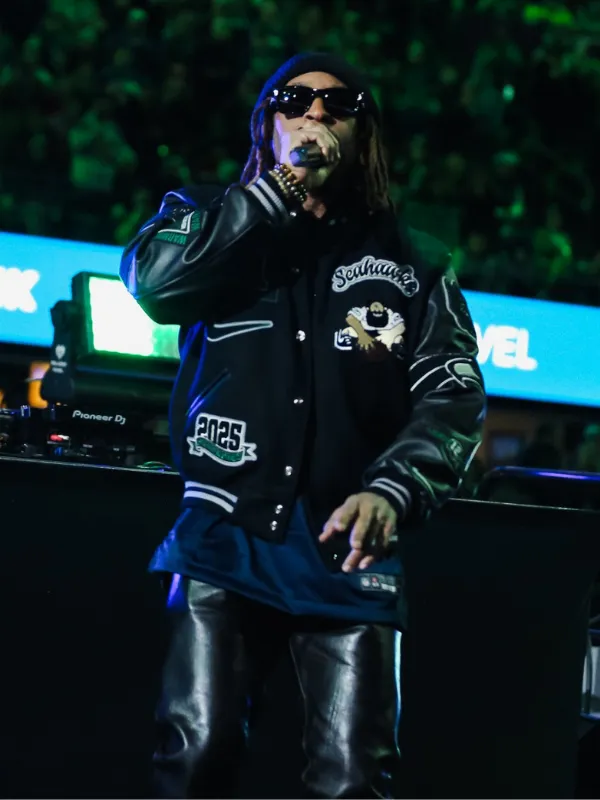 Lil Jon Seahawks Seattle × Nike x HomeTeam Varsity Jacket