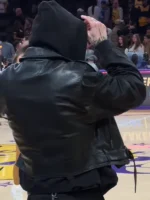 MGK Lakers Game Leather Jacket 2025