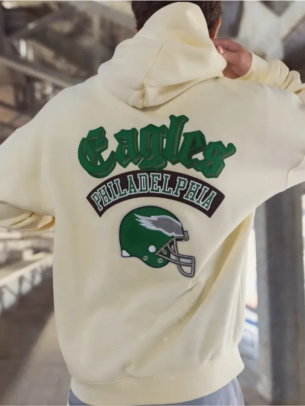 NFL Playoffs Stadium Location Philadelphia Eagles Retro Hoodie