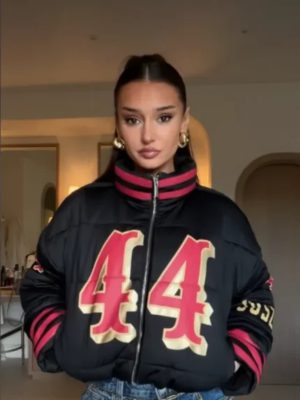 San Francisco 49ers Kristin Juszczyk 44 Puffer Jacket 2026