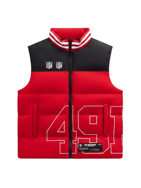 San Francisco 49ers Off Season x NFL Scarlet Team Vest 2026